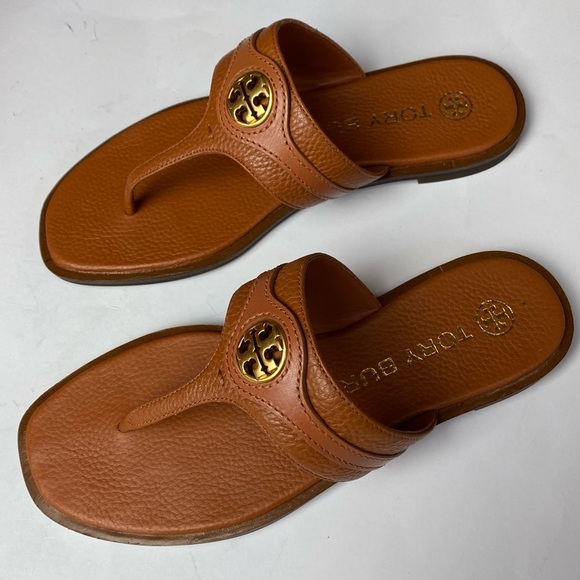 NEW Tory Burch Carson Thong Welt Leather Sandal - Picture 7 of 13